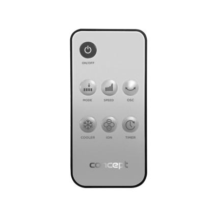 Concept OV5220 - Multifunctionele mobiele luchtkoeler 4-in-1 5 l 80W/230V wit + afstandsbediening