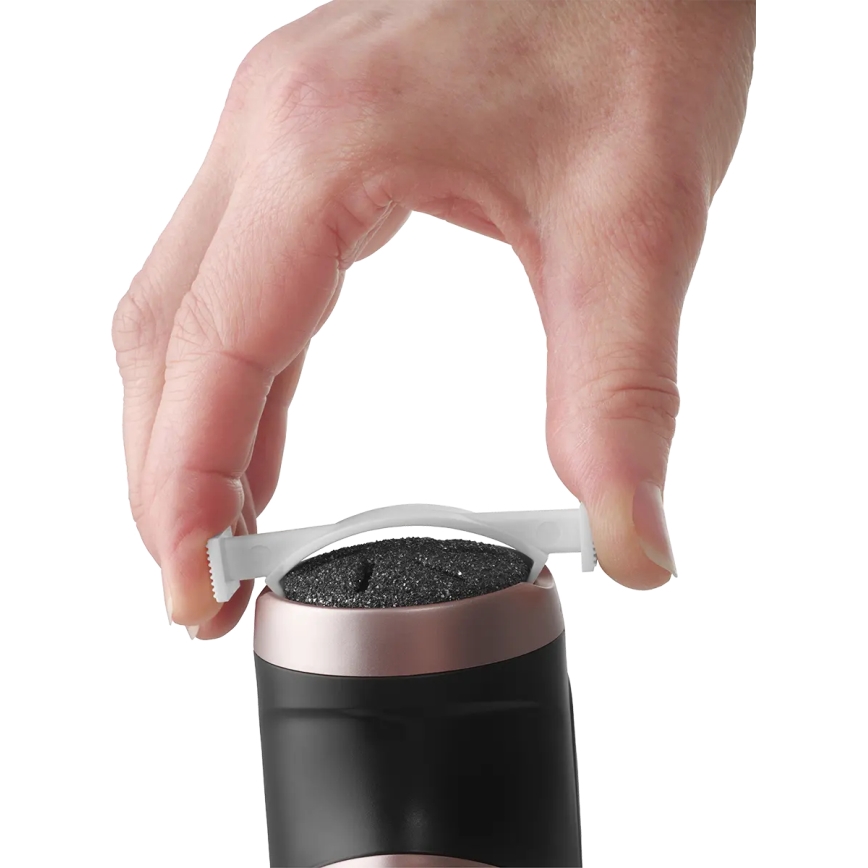 Concept PN3020 - Elektrische eeltvijl PERFECT SKIN 5V 1200 mAh IPX6 zwart/roségoud