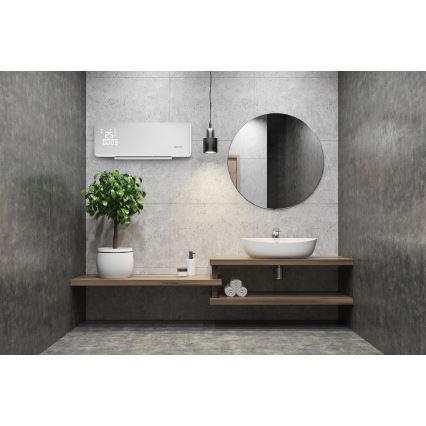 Concept QH4000 - Elektrische verwarming 1000/2000W IP22 wit + afstandsbediening