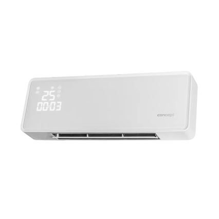 Concept QH4000 - Elektrische verwarming 1000/2000W IP22 wit + afstandsbediening