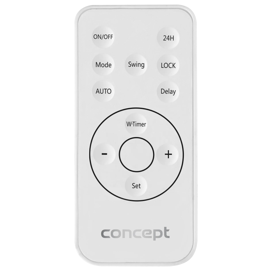 Concept QH4000 - Elektrische verwarming 1000/2000W IP22 wit + afstandsbediening