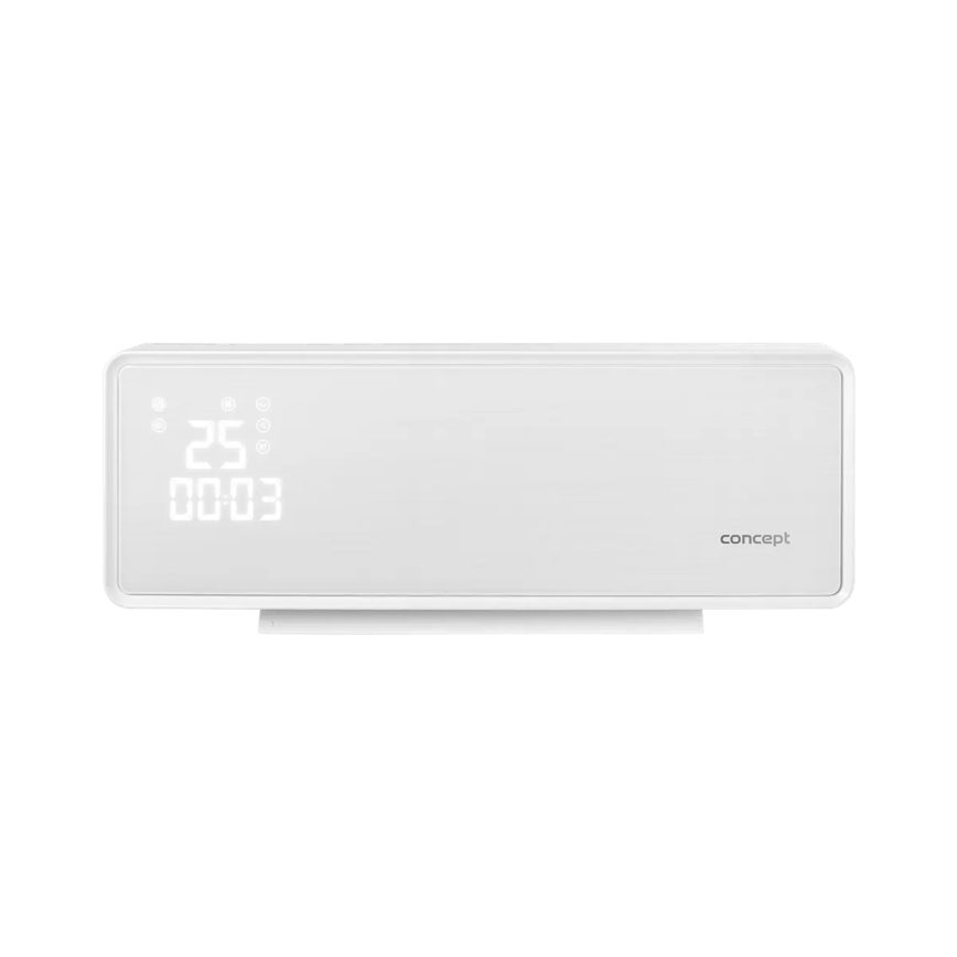 Concept QH4000 - Radiateur électrique 1000/2000W IP22 blanc + télécommande
