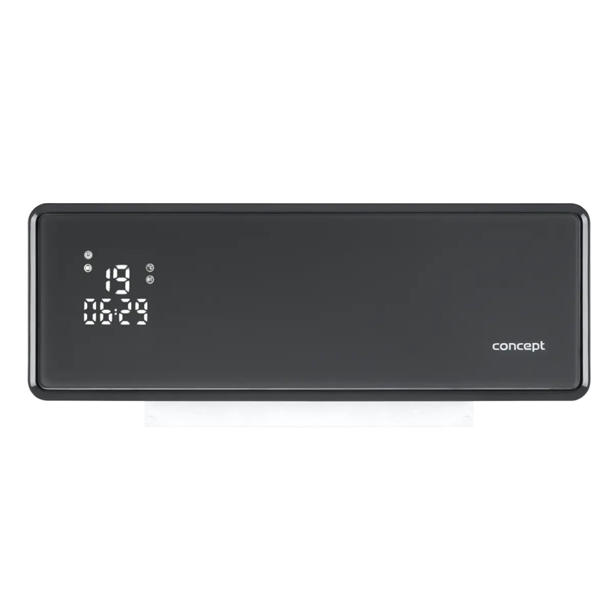 Concept QH4100 - Elektrische kachel 1000/2000W Wi-Fi IP22 grijs + afstandsbediening