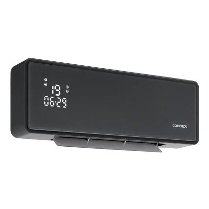 Concept QH4100 - Elektrische kachel 1000/2000W Wi-Fi IP22 grijs + afstandsbediening