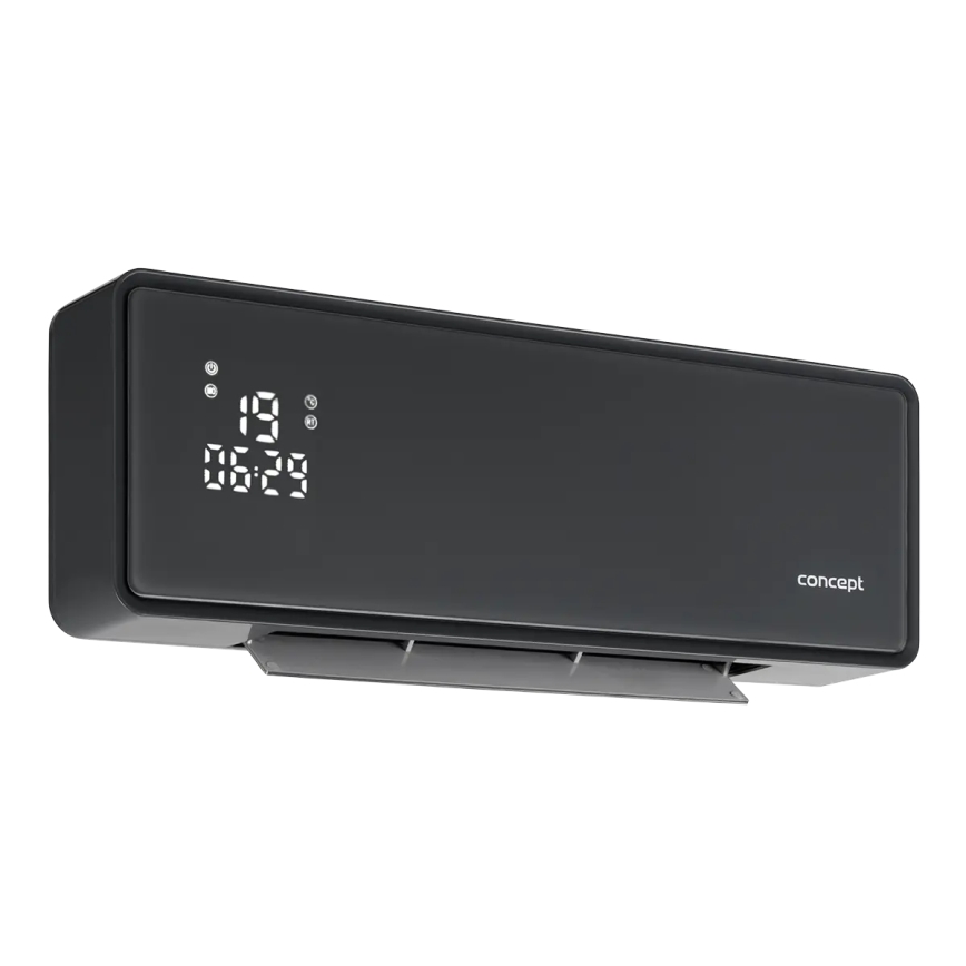 Concept QH4100 - Elektrische kachel 1000/2000W Wi-Fi IP22 grijs + afstandsbediening