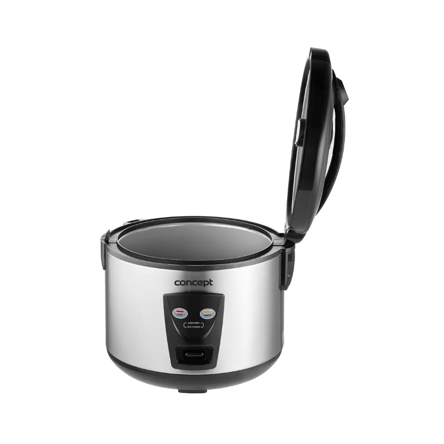 Concept RE2020 - Rijstkoker 2-in-1 650W/230V 1,5 l roestvrij staal/zwart