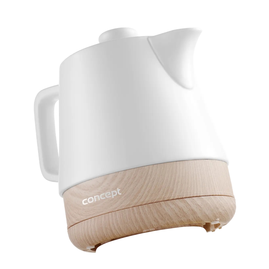 Concept RK0060 - Bouilloire électrique 1 l 1000 W/230 V blanche/céramique