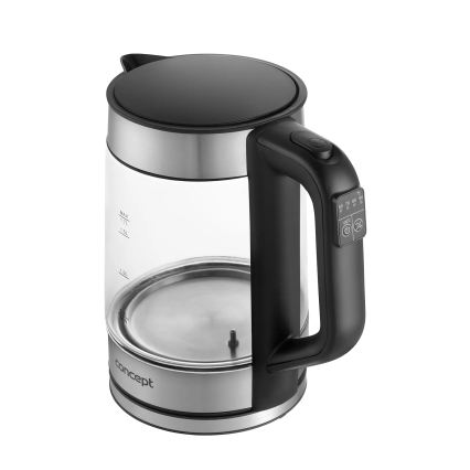 Concept RK4067 - Bouilloire électrique 1,7 l avec contrôle de la température, 2200W/230V, inox