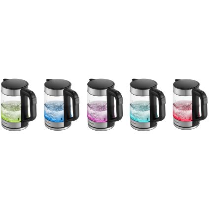 Concept RK4067 - Waterkoker met temperatuurregeling, 1,7 l, 2200 W/230 V, roestvrij staal