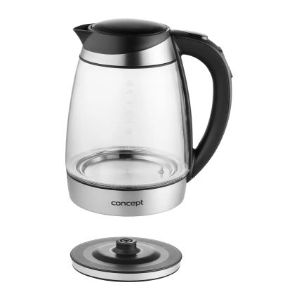 Concept RK4120 - Waterkoker met thermostaatregeling 1,7 l 2200W/230V RVS