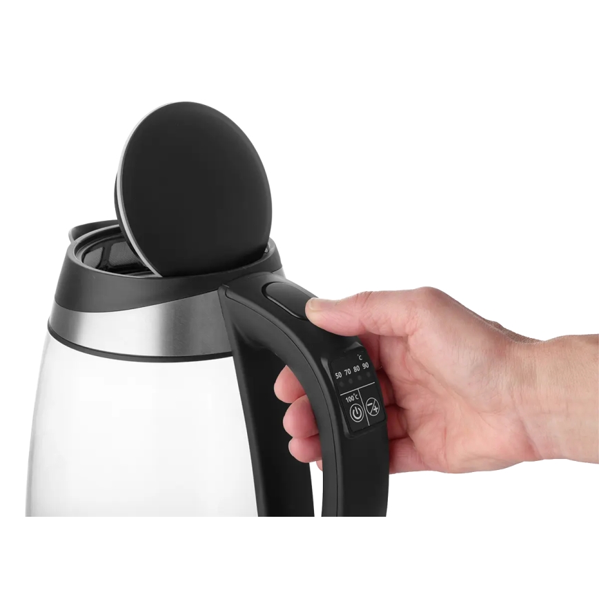 Concept RK4120 - Waterkoker met thermostaatregeling 1,7 l 2200W/230V RVS