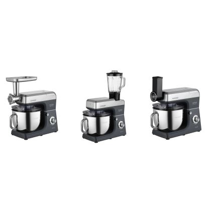 Concept RM6000 - Planetaire keukenrobot DOUGH EXPERT 1900W/230V antraciet/roestvrij staal