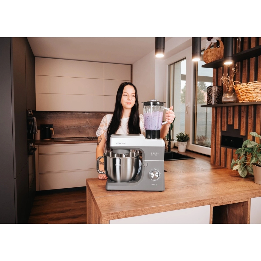 Concept RM6000 - Robot pâtissier planétaire DOUGH EXPERT 1900W/230V anthracite/inox