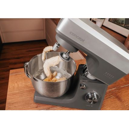 Concept RM6010 - Planetaire keukenrobot DOUGH EXPERT 1900W/230V antraciet/roestvrij staal