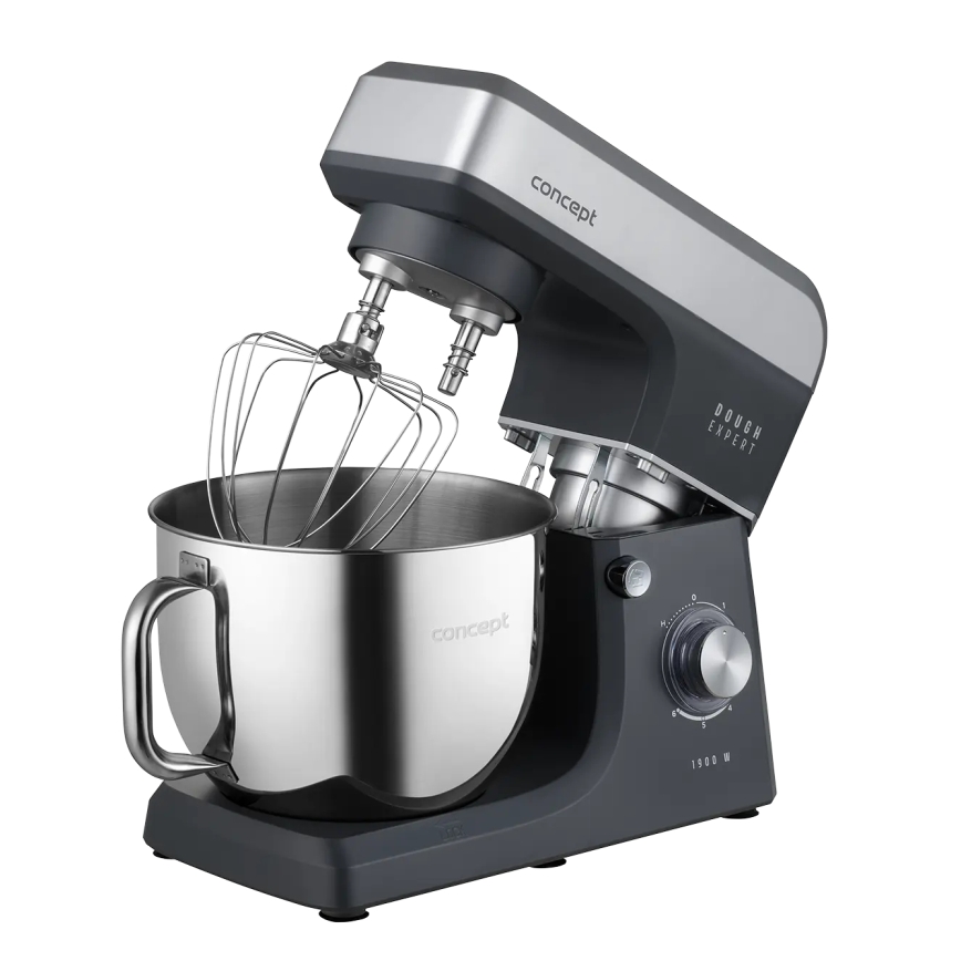 Concept RM6010 - Planetaire keukenrobot DOUGH EXPERT 1900W/230V antraciet/roestvrij staal