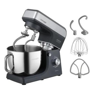 Concept RM6010 - Robot de cuisine planétaire DOUGH EXPERT 1900W/230V anthracite/inox