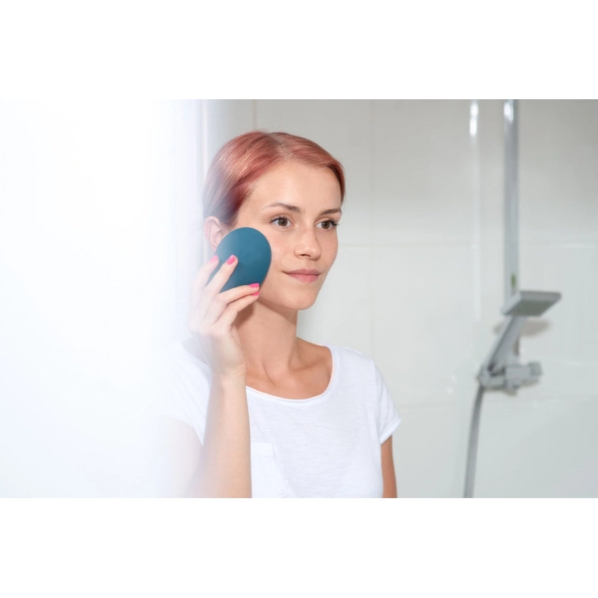 Concept SK9100 - Brosse nettoyante pour le visage SONIVIBE 2W/5V 250 mAh IPX7 bleu