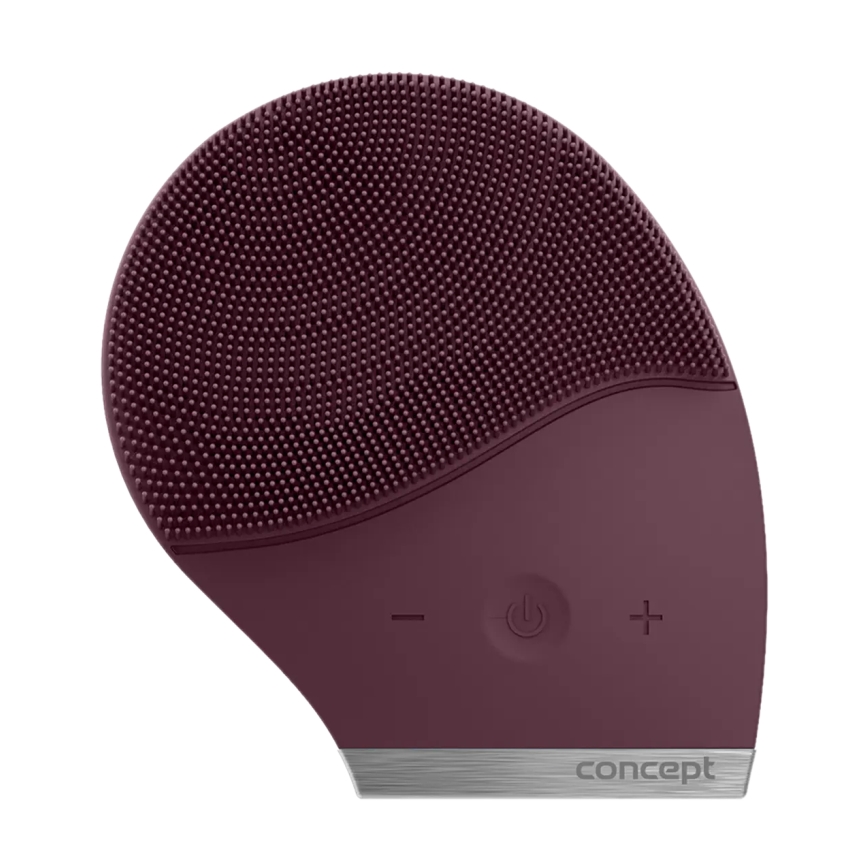 Concept SK9101 - Gezichtsreinigingsborstel SONIVIBE 2W/5V 250 mAh IPX7 rood