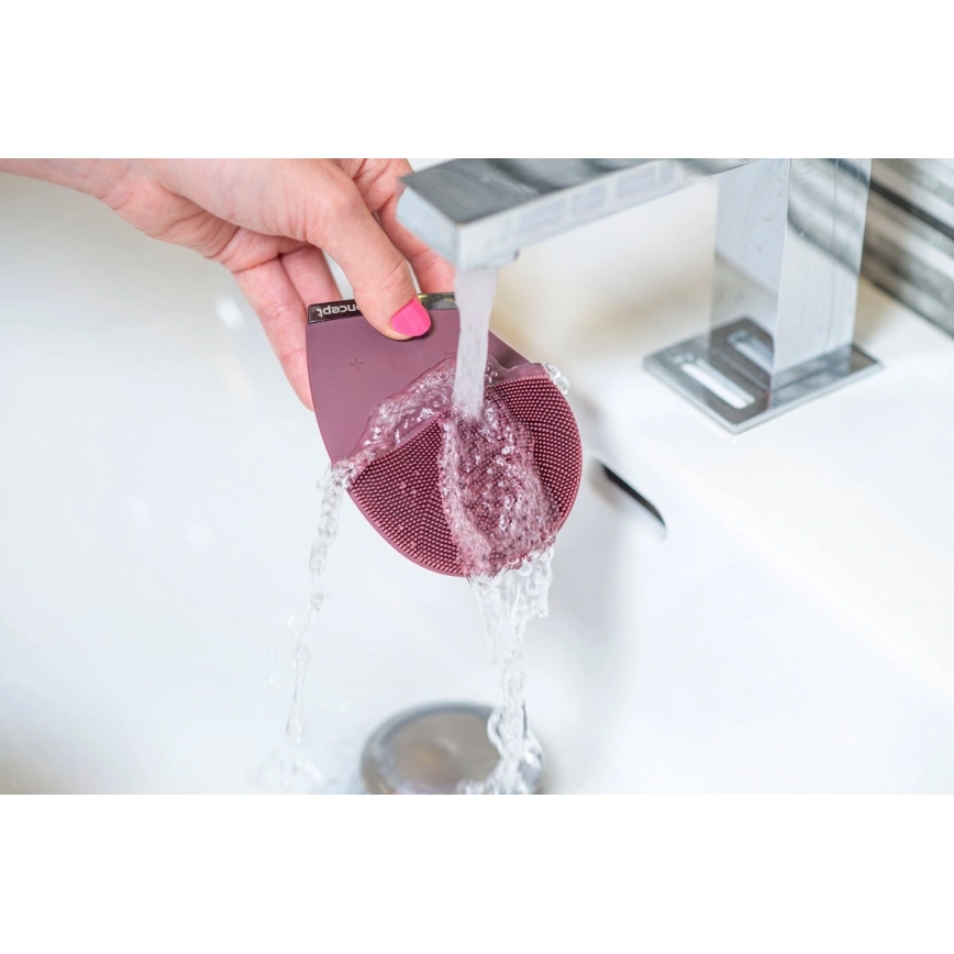 Concept SK9101 - SONIVIBE Gezichtsreinigingsborstel 2W/5V 250 mAh IPX7 rood