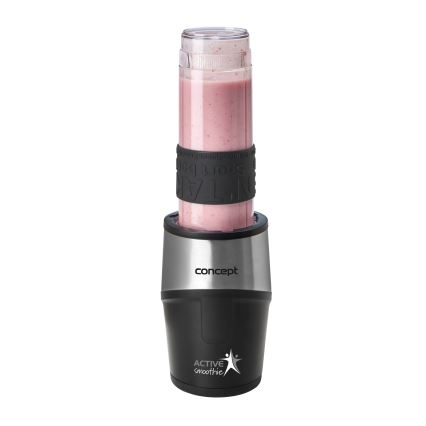 Concept SM3385 - Blender pour smoothies avec accessoires ACTIVE SMOOTHIE 500W/230V noir
