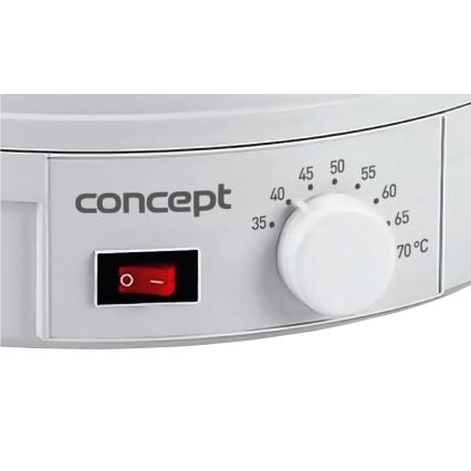 Concept SO1020 - Déshydrateur alimentaire 245 W / 230 V, blanc