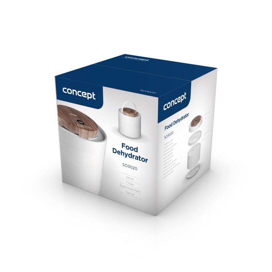 Concept SO3020 - Déshydrateur alimentaire 500 W/230 V blanc