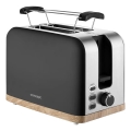 Concept TE2016 - Broodrooster met twee sleuven en opwarmrek 930W/230V zwart