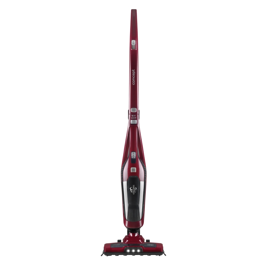 Concept VP4136 - Aspirateur-balai sans fil 2 en 1 100W/22,2V 2200 mAh rouge