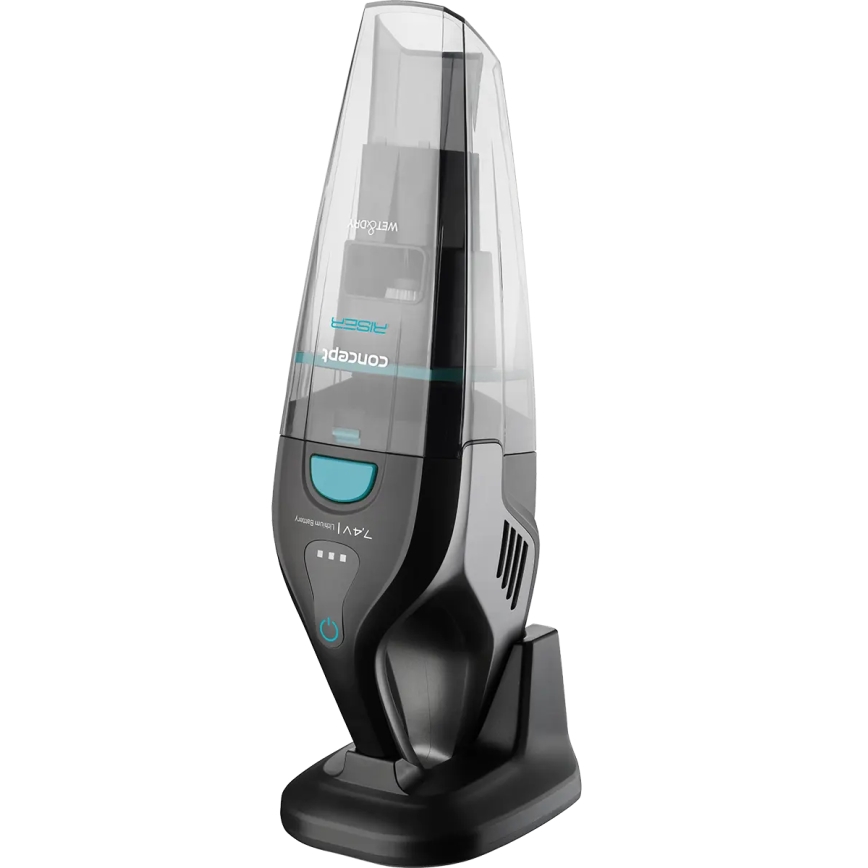Concept VP4350 - Handstofzuiger nat- en droog RISER 50W/7,4V 2200 mAh zwart