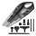 Concept VP4353-Aspirateur de poche WET & DRY RISER EXTENSION 110W/18,5V 2200 mAh noir