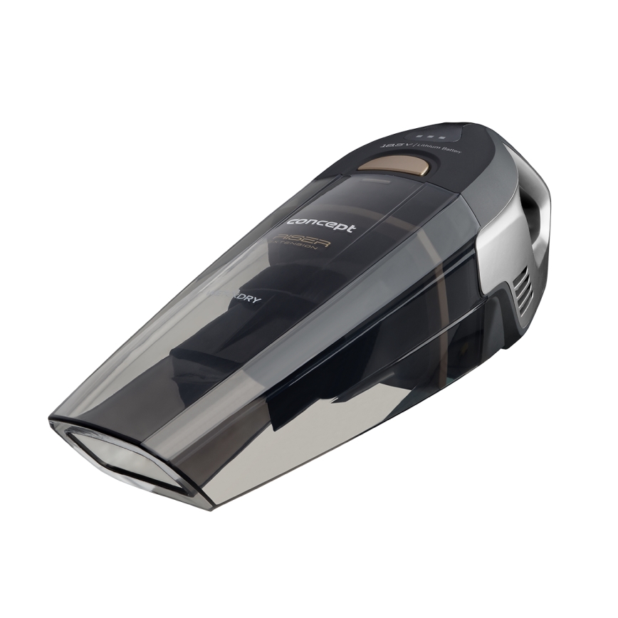 Concept VP4353-Aspirateur de poche WET & DRY RISER EXTENSION 110W/18,5V 2200 mAh noir