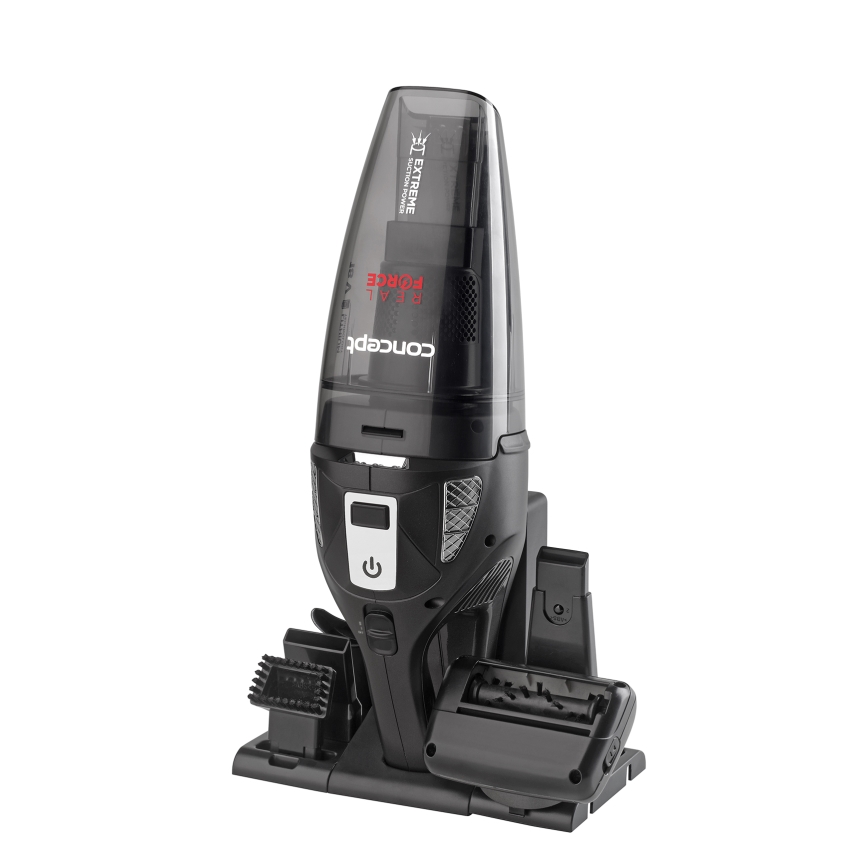 Concept VP4380 - Aspirateur de poche REAL FORCE 110W/18,5V 2200 mAh noir