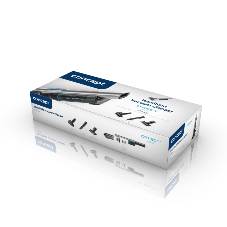 Concept VP4430 - Handstofzuiger DIRECT ANIMAL 180W/14,8V 2200 mAh zwart