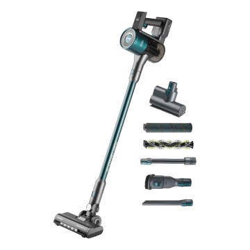 Concept VP6045 - 2-in-1 steel- en handstofzuiger ICONIC SUCTION PRO 450W/29,6V 2500 mAh blauw