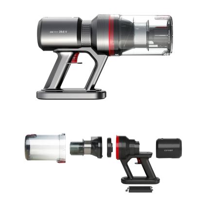 Concept VP6150 - 3-in-1 steelstofzuiger ULTIMATE UV POWER 500W/29,6V 2200 mAh zwart