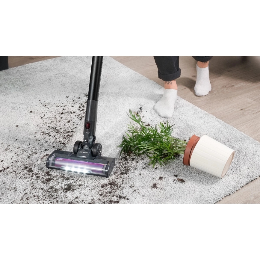 Concept VP6300 - Steelstofzuiger 5-in-1 ULTIMATE COMPLETE PRO 500W/25,9V 2500 mAh zwart