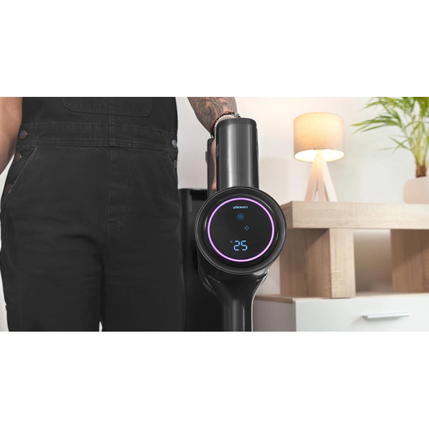 Concept VP6300 - Aspirateur balai 5 en 1 ULTIMATE COMPLETE PRO 500W/25,9V 2500 mAh noir