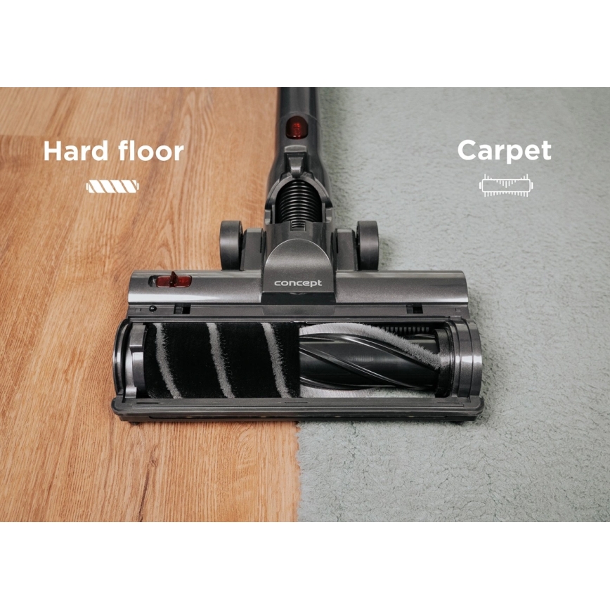 Concept VP6310 - 3-in-1 steelstofzuiger ULTIMATE COMPLETE LIGHT 420W/25,9V 2200 mAh zwart