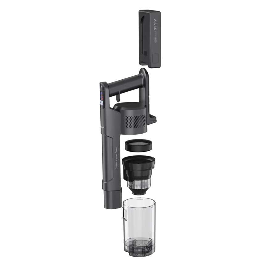 Concept VP6310 - 3-in-1 steelstofzuiger ULTIMATE COMPLETE LIGHT 420W/25,9V 2200 mAh zwart