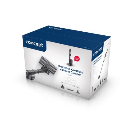 Concept VP6310 - Aspirateur balai 3 en 1 ULTIMATE COMPLETE LIGHT 420W/25,9V 2200 mAh noir