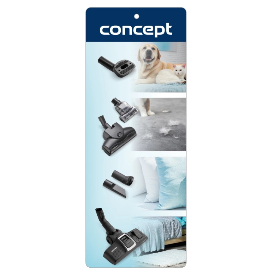 Concept VP8291 - Aspirateur avec sac PERFECT CLEAN PET EXPERT 700W/230V blanc
