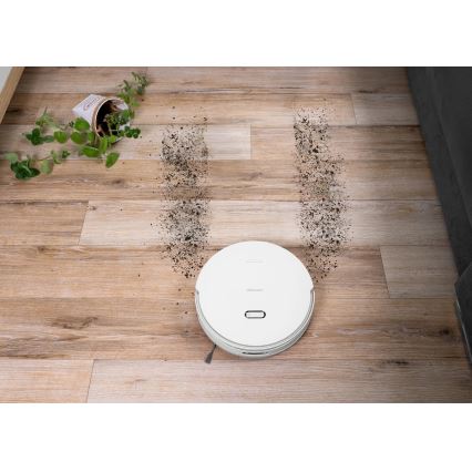Concept VR4050 - Aspirateur robot intelligent 2 en 1 avec fonction serpillière OPTIMUS AQUA PRO LASER 3D 600W/230V 5200 mAh Wi-Fi blanc