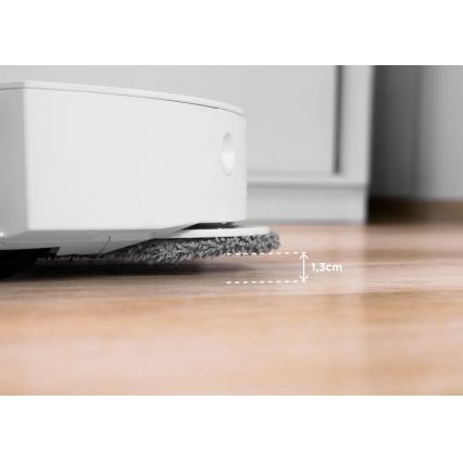 Concept VR4050 - Aspirateur robot intelligent 2 en 1 avec fonction serpillière OPTIMUS AQUA PRO LASER 3D 600W/230V 5200 mAh Wi-Fi blanc