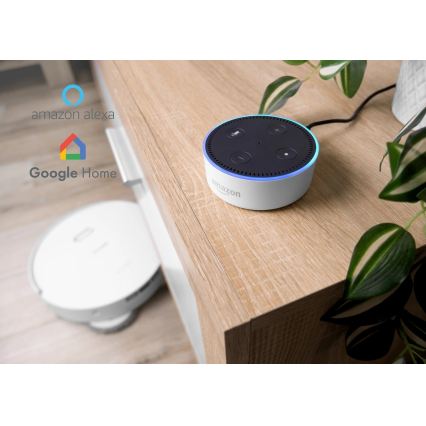 Concept VR4050 - Aspirateur robot intelligent 2 en 1 avec fonction serpillière OPTIMUS AQUA PRO LASER 3D 600W/230V 5200 mAh Wi-Fi blanc