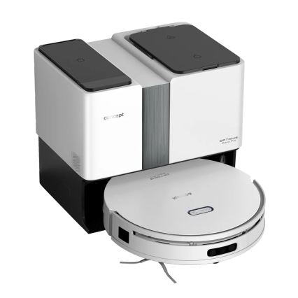 Concept VR4050 - Aspirateur robot intelligent 2 en 1 avec fonction serpillière OPTIMUS AQUA PRO LASER 3D 600W/230V 5200 mAh Wi-Fi blanc