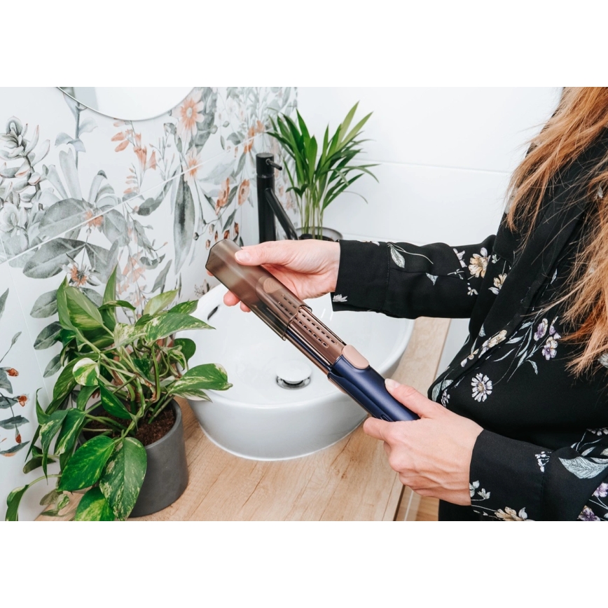 Concept VZ8100 - Lisseur PROFI CARE 60W/230V bleu/doré