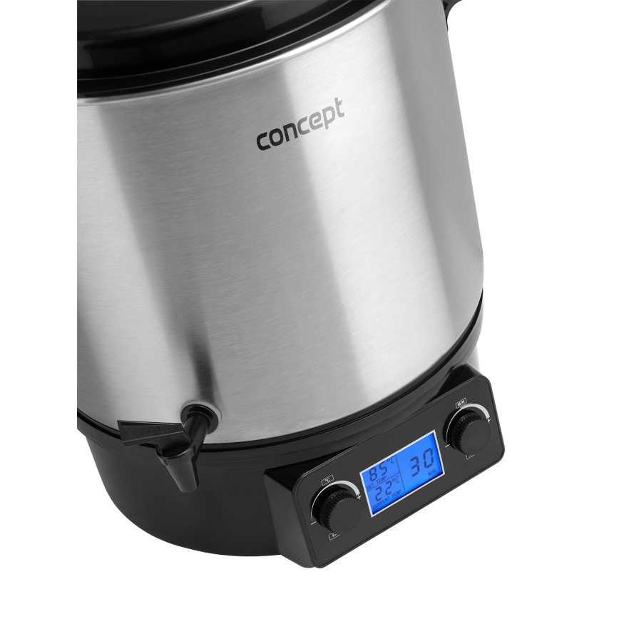 Concept ZH0040 - Ketel conserveren 27 l 2000W/230V roestvrij/zwart