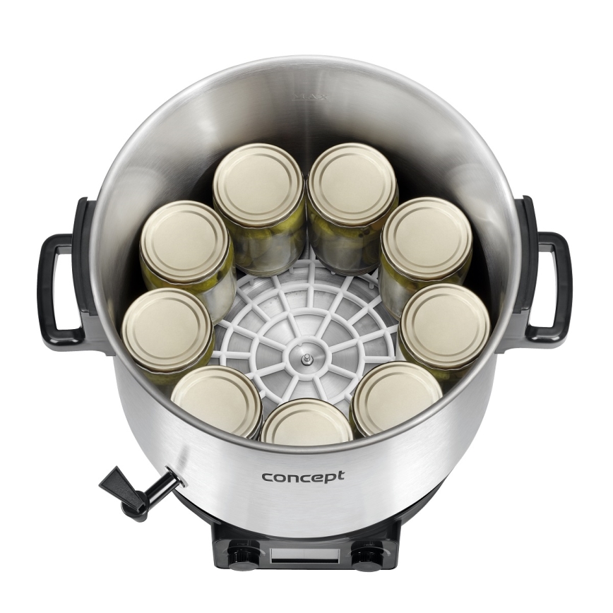 Concept ZH0040 - Ketel conserveren 27 l 2000W/230V roestvrij/zwart