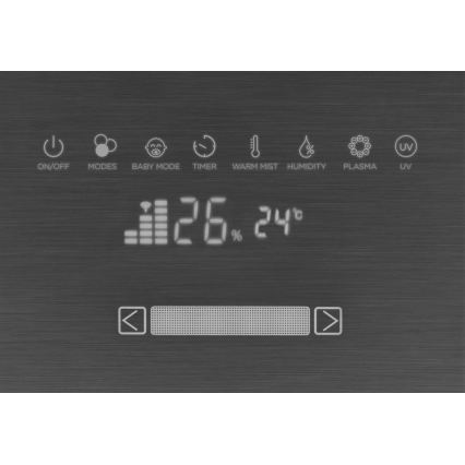 Concept ZV2021- Luchtbevochtiger met aromadiffuser PERFECT AIR SMART 4,6 l 110W/230V Wi‑Fi antraciet + afstandsbediening