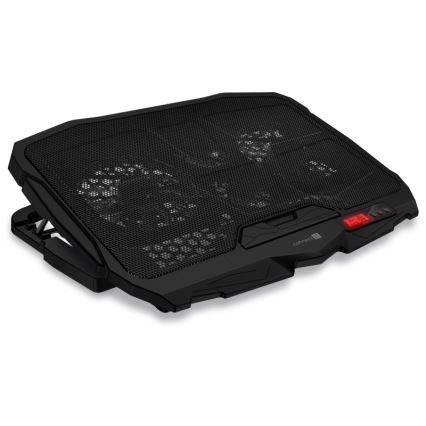 CONNECT IT CCP-2200-RD - Koelpad voor laptop 4x ventilator 2xUSB zwart/rood